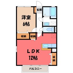 シャルマン富士見ケ丘の物件間取画像